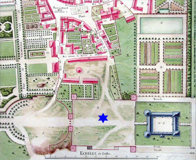 Plan terrier du château