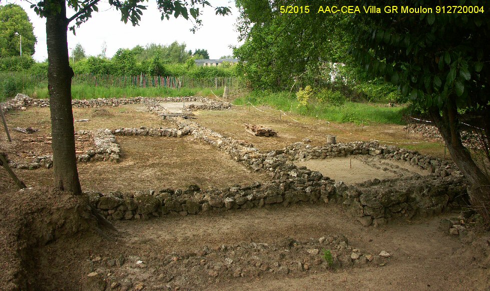 Site de la villa gallo-romaine de Moulon en mai 2015